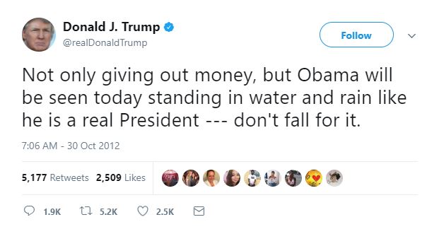 Trump Critizing Obama