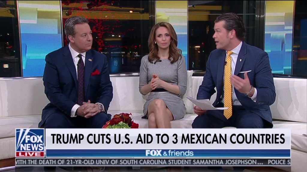Fox News claims there are THREE Mexican countries.